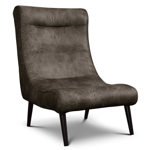 Sillón Individual 1 Cuerpo Nova Espácity Tela Gris Antimanchas