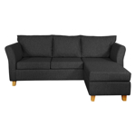 Sillón Esquinero Trento 3 cuerpos Chenille Jumper Gris Oscuro Full Confort