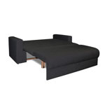 Sillón Diván Cama Cubo 2 cuerpos Chenille Jumper Negro  Fullconfort
