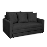 Sofá Cama Avalon 2 cuerpos Chenille Jumper Gris Oscuro Fullconfort
