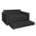 Sofá Cama Avalon 2 cuerpos Chenille Jumper Gris Oscuro Fullconfort