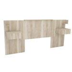 CABECERA RESPALDO DE CAMA COMBINABLE CON MESAS FLOTANTES MELAMINA HELSINKI