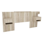 CABECERA RESPALDO DE CAMA COMBINABLE CON MESAS FLOTANTES MELAMINA HELSINKI