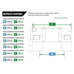 CABECERA RESPALDO DE CAMA COMBINABLE CON MESAS FLOTANTES MELAMINA HELSINKI