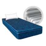 Colchon De Espuma 1 Plaza 80x190x26 + Sabana + Almohada + Acolchado