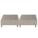 Base Sommier Super Queen 160x200 OG Color Tiza (2 piezas de 80x200)