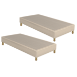 Base Sommier Super Queen 160x200 OG Color Tiza (2 piezas de 80x200)