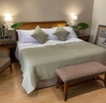 Cubrecama Quilt Brescia Queen Camas de 160x200 Urban Malva