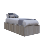 CAMA EMC CUBO 1 PLAZA 3 CAJONES 1 ZAPATERO HELSINSKI (CAMA090H)
