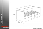 Divan Cama Ricchezze Ecopack Blanco