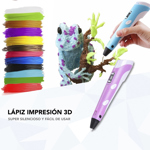 Lápiz Lapicera De Impresión 3d Nictom Color Militar L3d + Filamento Regalo