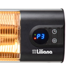 Calefactor Pared Techo Liliana Fibra Carbono 2200w 3 Niveles