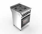 Cocina Profesional Fornax Fit 50 cm Pta Vidrio GN