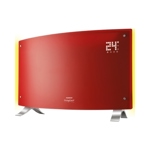 VITROCONVECTOR LED PEABODY PE-VQDL20R - ROJO 2000W TERMOSTATO FRENTE CURVO TOUCH DISPDIGITAL