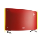 VITROCONVECTOR LED PEABODY PE-VQDL20R - ROJO 2000W TERMOSTATO FRENTE CURVO TOUCH DISPDIGITAL