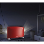 VITROCONVECTOR LED PEABODY PE-VQDL20R - ROJO 2000W TERMOSTATO FRENTE CURVO TOUCH DISPDIGITAL