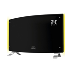 VITROCONVECTOR LED PEABODY PE-VQDL20N - NEGRO 2000W TERMOSTATO FRENTE CURVO TOUCH DISPDIGITAL