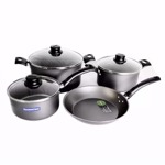 Set Bateria Ollas Tramontina Turim Cocina 7 Piezas Teflon