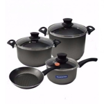 Bateria De Cocina Tramontina Ollas Teflon Cacerola Sarten 7p