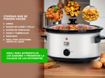 Olla de Cocción Lenta Gadnic Delight 3,5Lts Temperatura Regulable