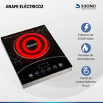 Anafe Eléctrico Hornalla 6 Temperaturas 220v Premium