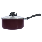 Cacerola De 18 Cms Con Tapa De Vidrio Teflon Domo Dolli Irig