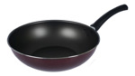 Olla Cacerola 24 Tapa Vidrio + Wok 28 Domo Teflon Dolli