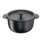OLLA OVALADA TEFAL  TAPA - TRADITION 20CM 8MM DE HIERRO FUNDIDO (E2254404)