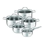 SET DE 10 PIEZAS TEFAL INTUITION (CACEROLA CTAPA 16CM OLLAS CTAPA 18202224CM) (A702SC85)