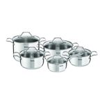 SET DE 10 PIEZAS TEFAL INTUITION (CACEROLA CTAPA 16CM OLLAS CTAPA 18202224CM) (A702SC85)