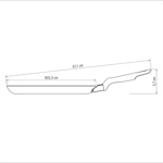 Panquequera Tramontina 22 Cm Loreto Teflon Antiadherente