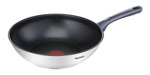 Wokpan Tefal 28 Cm Intuition B8171944 Acero Inoxidable