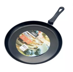 Sarten Panquequera Acero Antiadherente 22cm Shoppy Negro