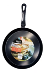 Sarten Panquequera Acero Antiadherente 22cm Shoppy Negro