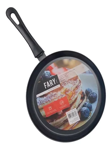 Sarten Panquequera Acero Antiadherente 22cm Shoppy Negro