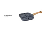 Sartén Antiadherente Cuk by Gadnic SAR1 Con Divisiones Ideal Desayuno 
