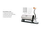 Maquina Churrera Industrial Gadnic Embutidora Manual 3kg