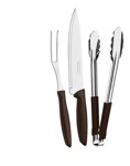 Kit Churrasco Tramontina Plenus Acero Inox 3 Pz 23498/449