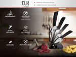 Set Juego Cuchillos 15 Piezas Cocina Ceramica Profesional