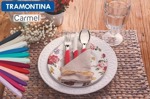 Cubiertos Tramontina Juego 24 Pzas Cocina Carmel Set Colores
