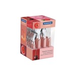 Cubiertos Tramontina Juego 24 Pzas Cocina Carmel Set Colores