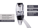 Decanter Aireador Oxigenador Vinos Gadnic Decantador Profesional