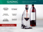 Decanter Aireador Oxigenador Vinos Gadnic Decantador Profesional