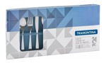 Juego Set Cubiertos Tramontina 24 Pz Acero Inoxidable Cosmos