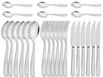 Juego Set De Cubiertos Tramontina Maresias Acero Inox 24 Pz