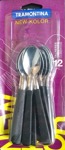 Cucharita De Te Tramontina New Kolor 12 Pzs Negro