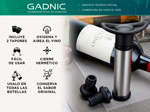 Bomba de Vacío Para Botellas de Vino Gadnic Con 2 Tapones