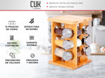 Especiero Madera Bambú 12 Piezas Organizador Hierbas Especies