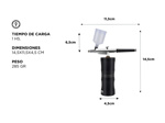 Aerógrafo Para Pastelería Gadnic Pistola de Decoración y Colorantes