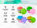 Moldes de Silicona Gelatinas Reposteria Capacillos Cupcakes x25 Unidades